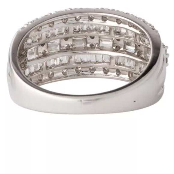 Authentic Marchesa Diamond White gold wedding band 1 ctw - Picture 5 of 7